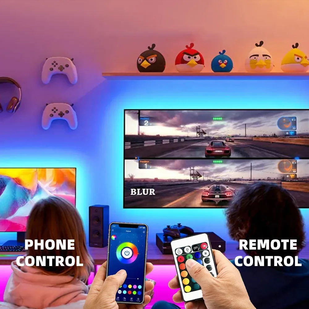 WDSZKMYF RGB светодиодная лента для умного дома ТВ ПК контроллер пульт дистанционного
