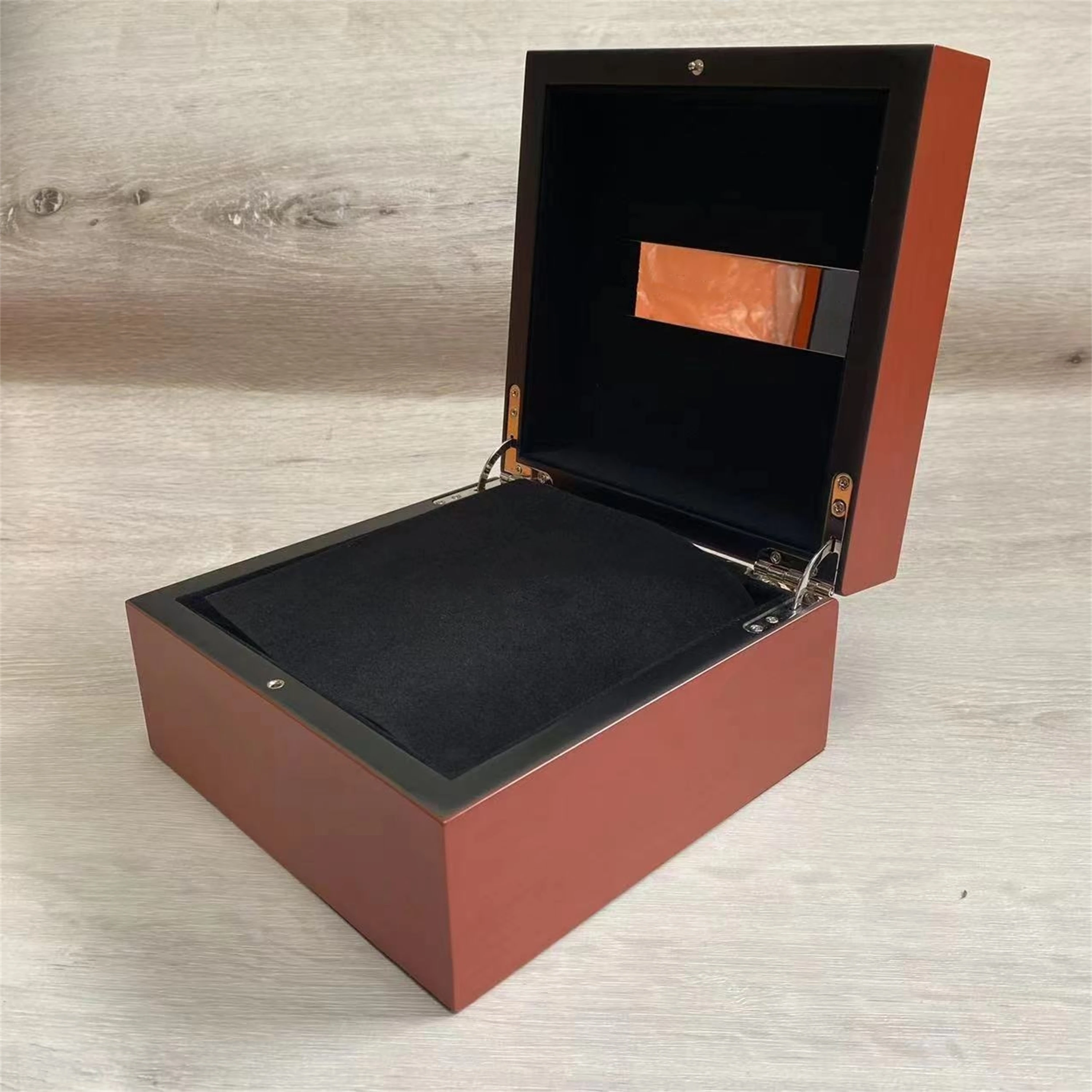 Factory Supplier Wholesale Mens For PAM Watch Box Original Wooden Inner Outer man's Watches Boxes Papers Wristwatch Good quailty