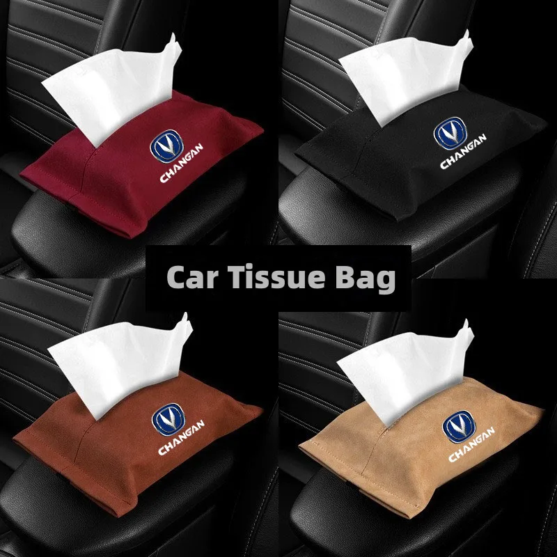 

Chamois Car Tissue Bag Box Seat Back Hanging Storage For Changan CX70 CS55 CS75 Plus CS35 Filter Bunper CS15 Alsvin Accessories