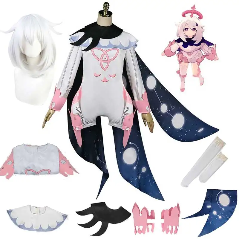 

Women Elder Girls Genshin Impact Paimon Cosplay Carvinal Party Dress Up Anime Chinese Style Halloween Costumes