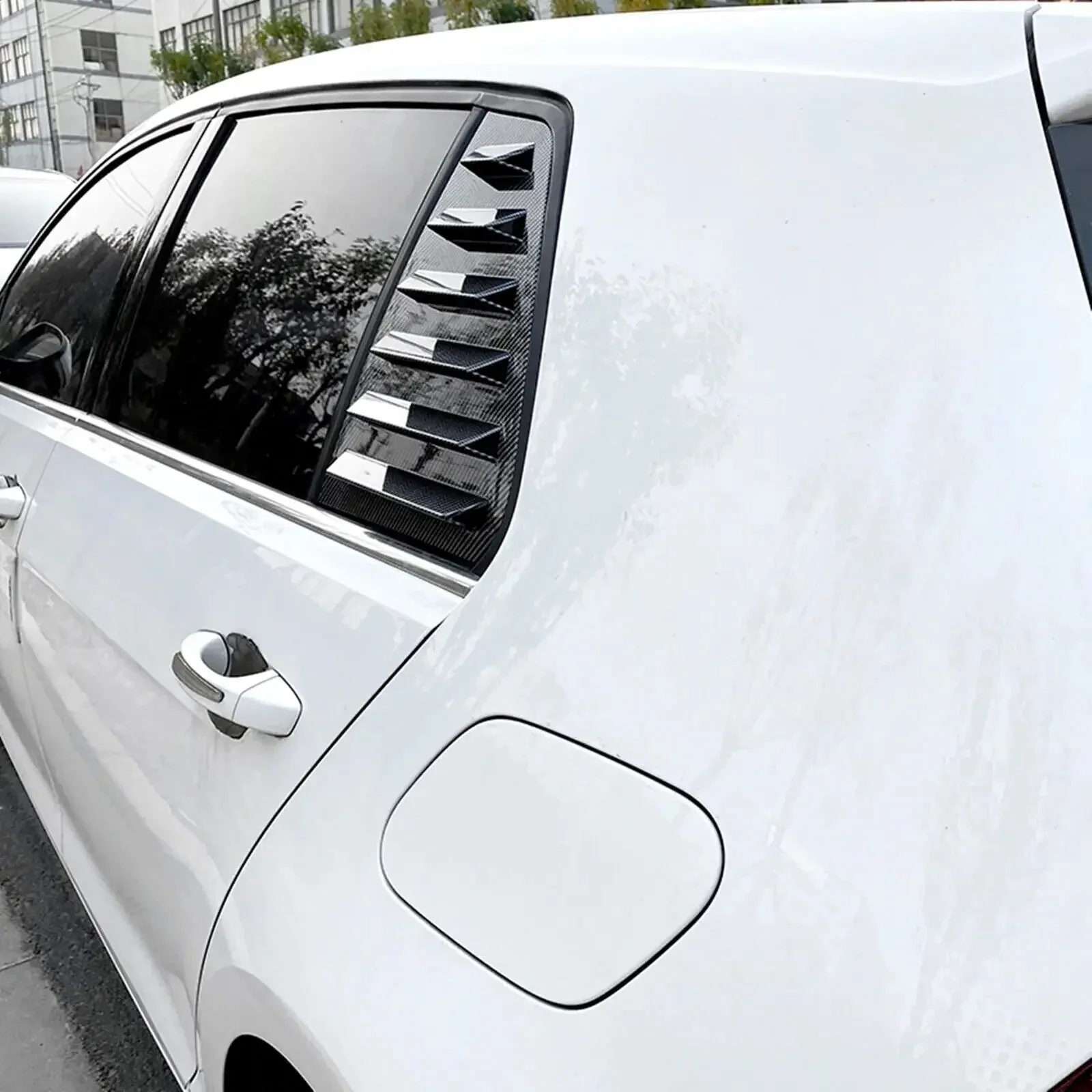Для VW Golf MK7 MK7.5 2013-2019 автомобильная задняя жалюзи боковая крышка наклейка