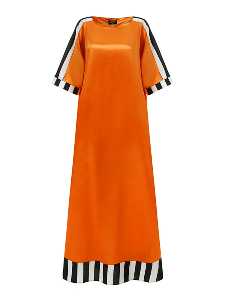 Богемное длинное платье-макси VONDA 2023 летнее платье Женский атласный сарафан в