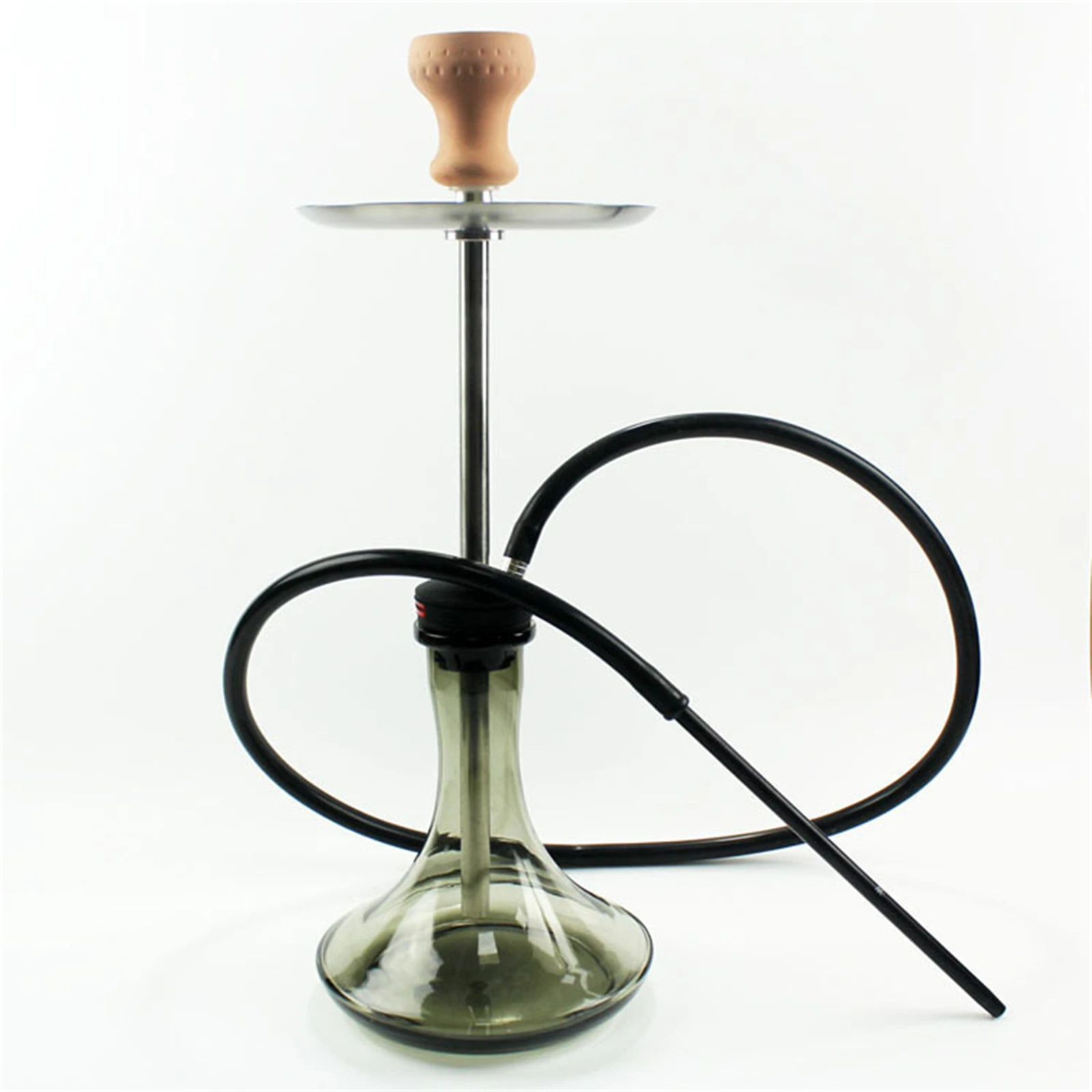 

Acrylic Hookah Set 1 Hose Hookah Complete Set with Hookah Accessories Shisha Bowl Heat Management Device Charcoal Tongs