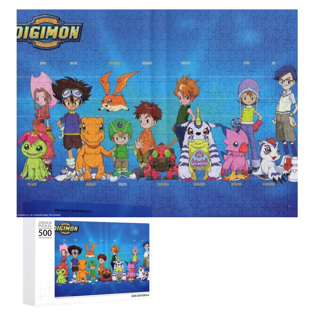 

300/500 pieces Wanda classic cartoon series Digital Monster Puzzle adult manual puzzle game children's toys
