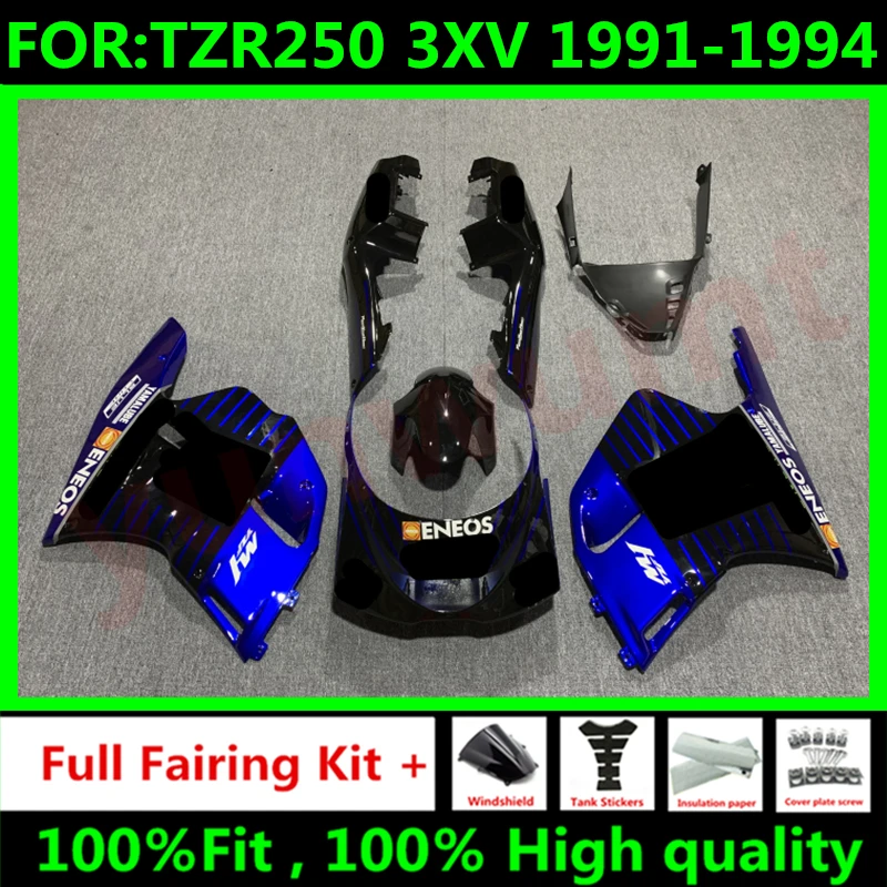 

Motorcycle full Fairings Bodywork Kit fit for TZR250 3XV 1991 1992 1993 1994 TZR 250 91 92 93 94 fairing kits set black blue