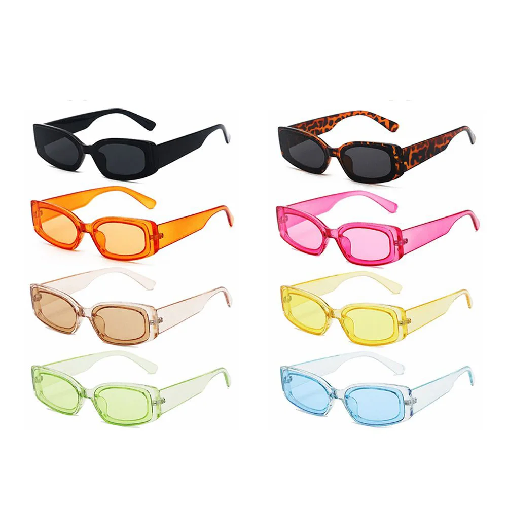 

Ретро UV400 женские и мужские Квадратные Солнцезащитные очки 90-х годов прямоугольные солнцезащитные очки крупные солнцезащитные очки