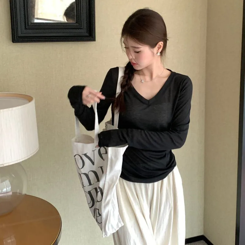 Блузка Lucyever женская с V-образным вырезом и защитой от солнца