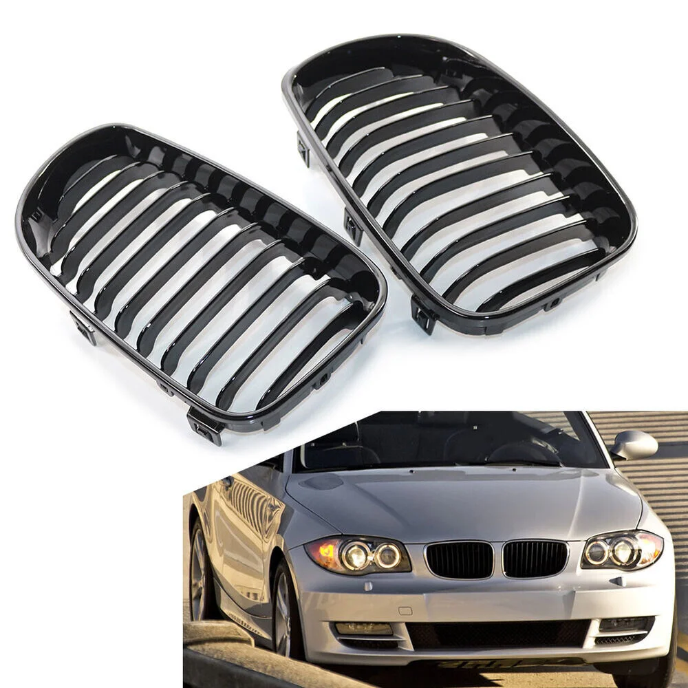 

Front Kidney Grilles Grills For BMW E87 E82 1-Series 2006-2013