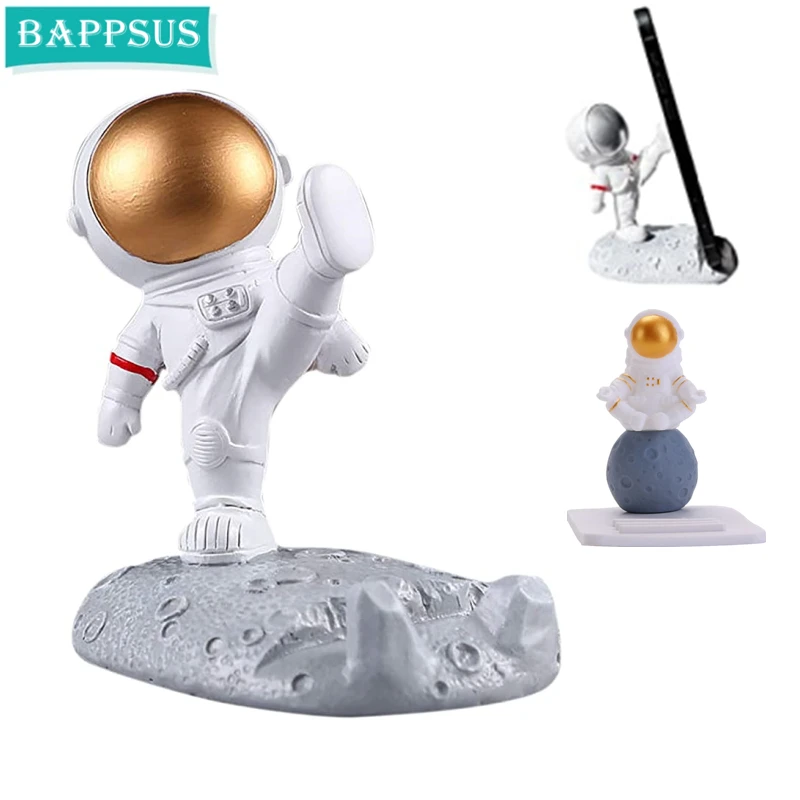 

Креативные украшения в виде астронавтов, универсальная подставка для сотового телефона, держатель, кронштейн, Подарочные игрушки, украшени...