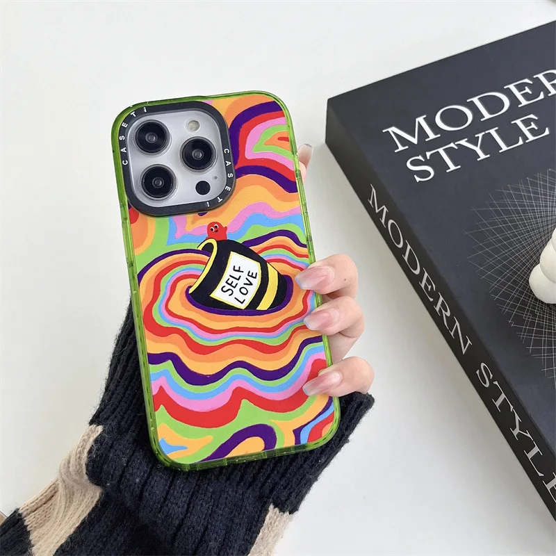 

Self Love Colorful Phone Case Cover for IPhone 11 12 13 14 Pro Max Case for IPhone 14 Pro Max