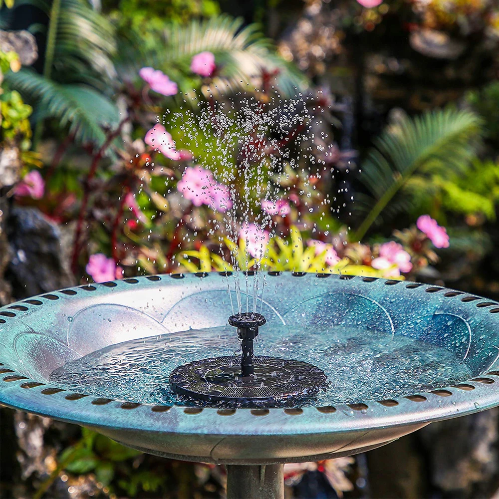 Solar Fountain Floating Mini Water Garden Waterfall Pool Outdoor Decor Pump |