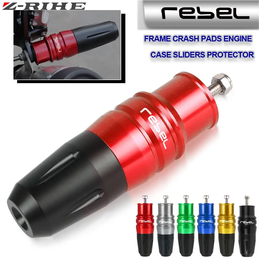 

CNC Motorcycle Frame Crash Pads Engine Case Sliders Protector For HONDA Rebel CMX 300 500 CMX300 CMX500 2017 2018 2019 2020 2021