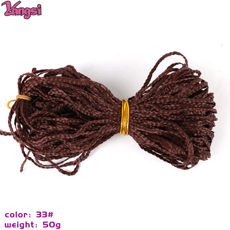 Фото Full Star 28 дюймов ZiZi Box Braids Синтетические наращивание волос Вязание крючком Плетение Сине-серые светлые вязанные крючком волосы 24 пряди 50 г/упак. №5