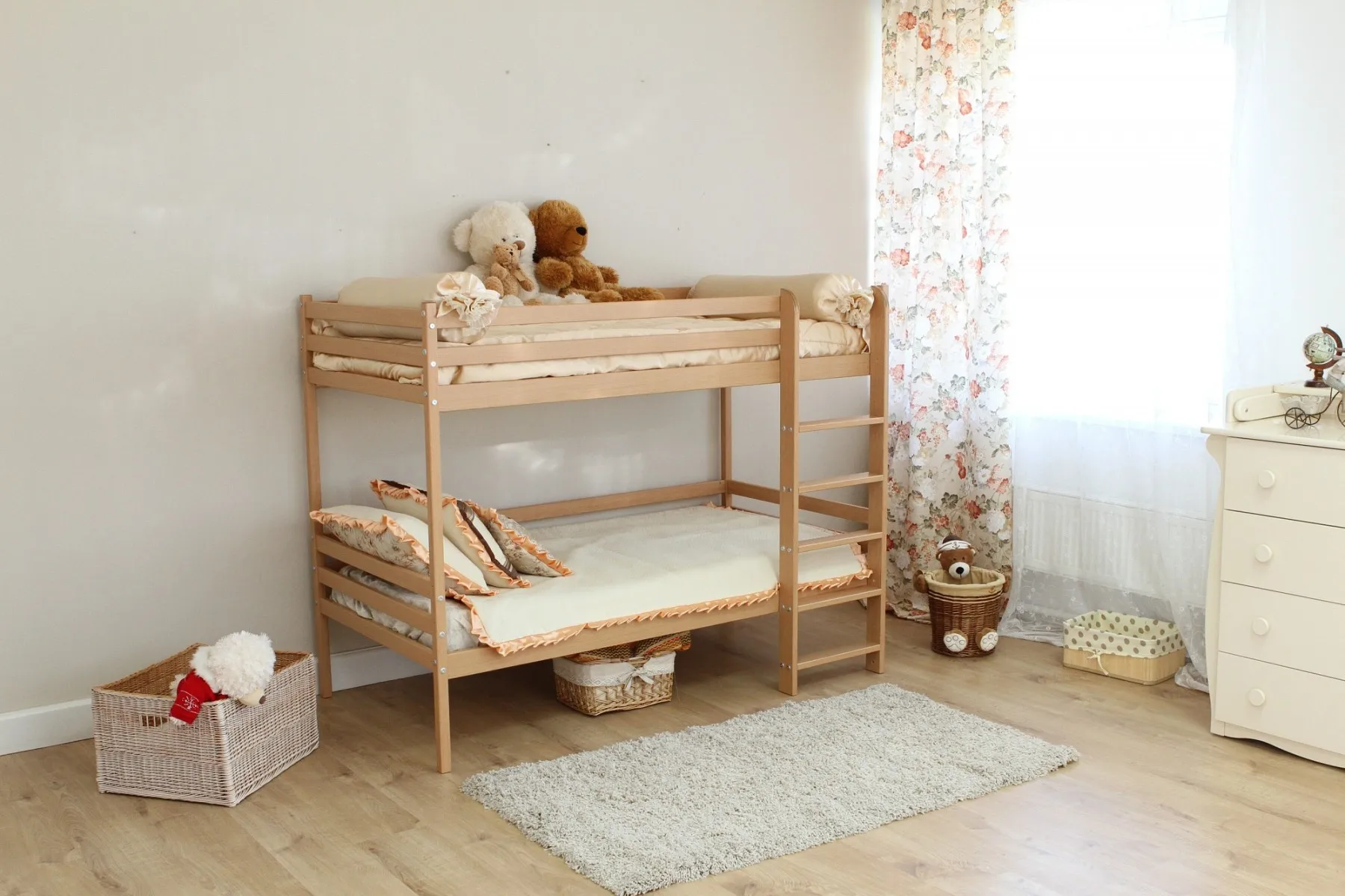 Кровать двухъярусная Можга Красная Звезда Р426| |