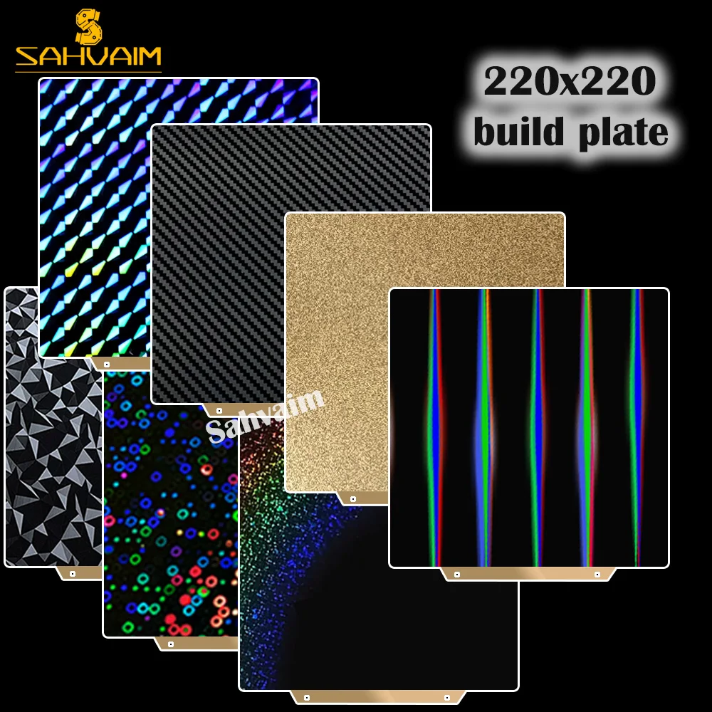 Pey pet peo h1h pei лист 220x220 Встроенная пластина Магнитная anycubic для Artillery Genius/Pro/MK2/MK2A/Anet