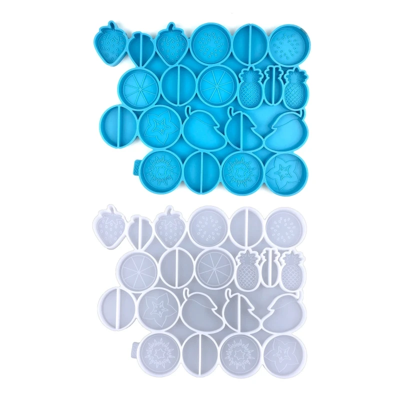 

Формы из соломы и смолы, силиконовые формы для смолы, форма фрукта для украшения соломинок