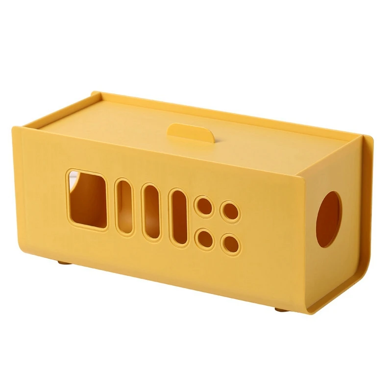 

Colour Cable Storage Box Hide Cords Power Strips Surge Protector Wire Management Wire Case Charger Socket Organizer