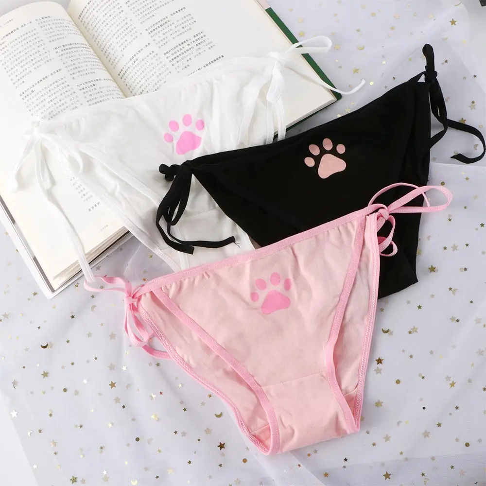 

2023 Lovely girl bandage appeal underwear low waist lingerie cute dog female briefs low-rise cartoon underwear