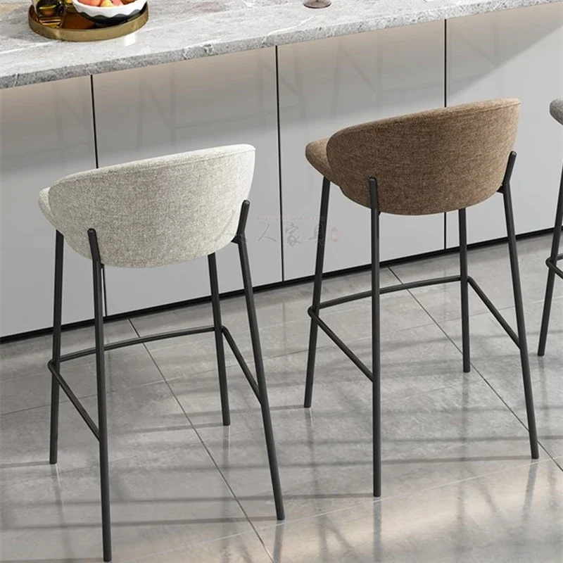 Светильник Роскошная Современная Минималистичная спинка высокий стул для дома