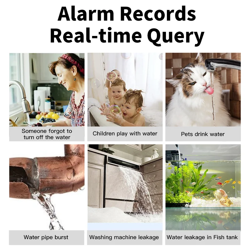 Tuya Smart WIFI датчик утечки воды сигнализация детектор уровня наводнения приложение