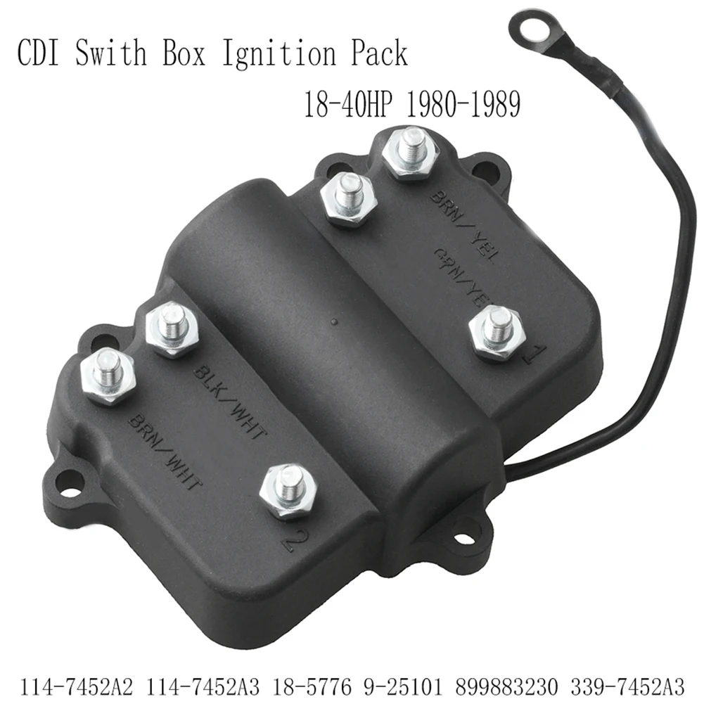 Комплект зажигания CDI для Mercury Mercruiser 18-40HP 1980-1989 114-7452A2 114-7452A3 18-5776 899883230