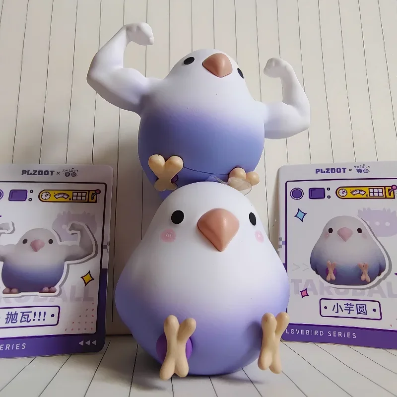 Фото Новая фигурка Bad Bad Birdie 3, мини-таро, шарики, птица, слепая коробка, игрушка, коллекционная модель, кавайная модель, стол, подарок-сюрприз №4