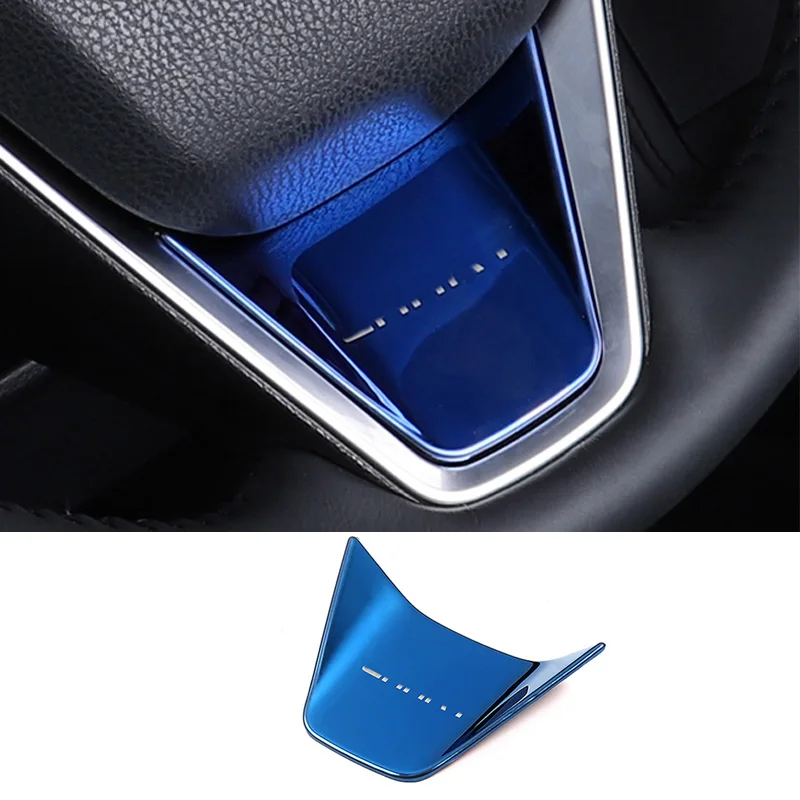 

For Toyota Camry 18-19 Stainless Steering Steering Wheel Finisher Car Interior Supplies