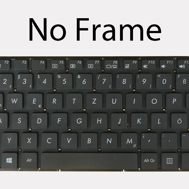 Клавиатура для ASUS A540LA A540LJ A540SA A540SC X540LA X540LJ X540SA X540SC X540YA X540NA X540UA X540UV немецкий