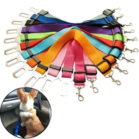 pet dog cat car seat belt adjustable harness seatbelt lead leash safety belt for small medium dogs travel clip pet supplies