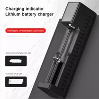 universal 18650 battery charger 3 7v usb smart charging portable rechargeable lithium li ion battery charger for 18650 26650