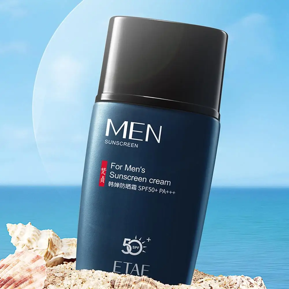 Солнцезащитный крем для мужчин 45 г Spf50 + pa ++ освежающий и увлажняющий водостойкий