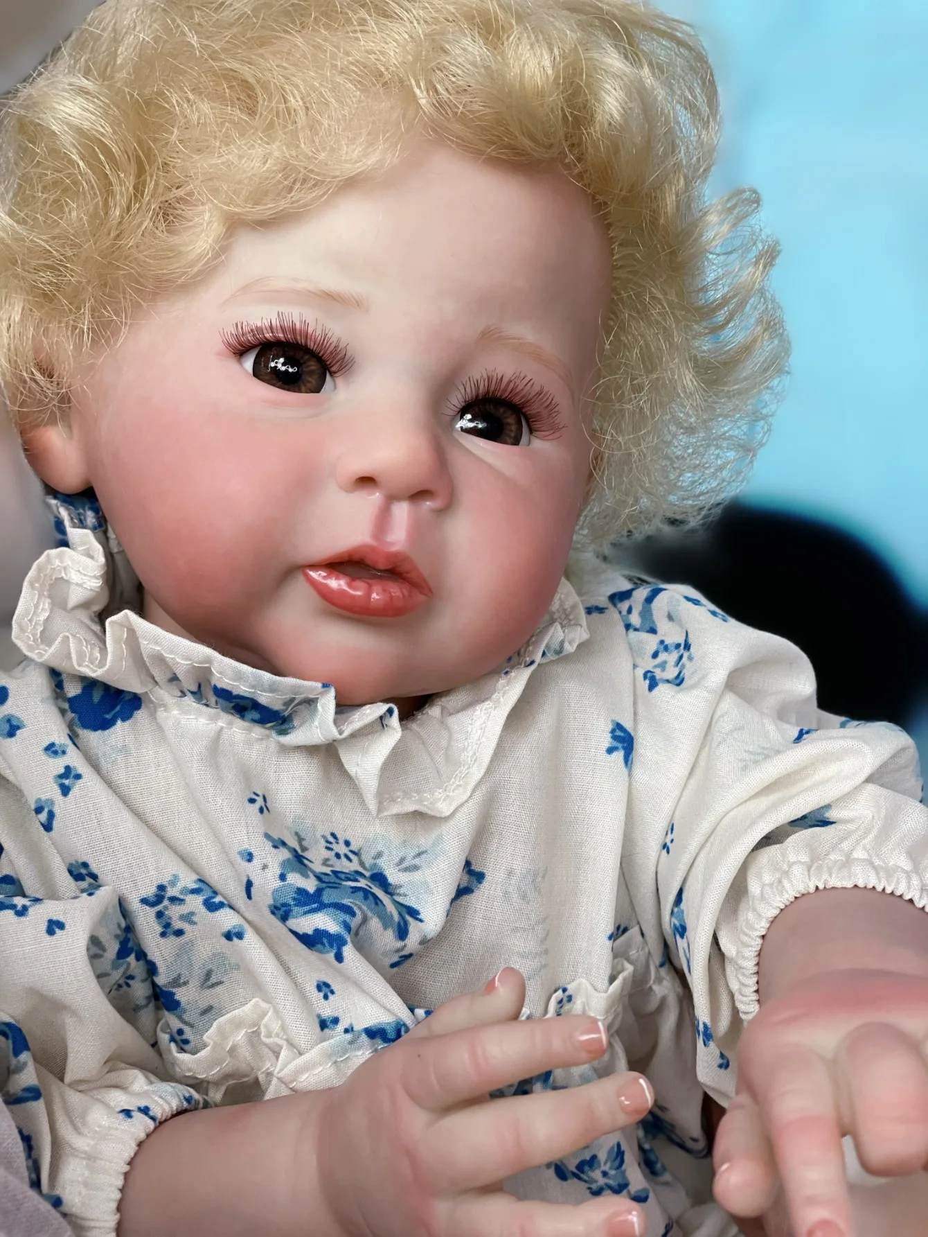 Реалистичная кукла для новорожденных 20 дюймов ручная работа детские подарки на