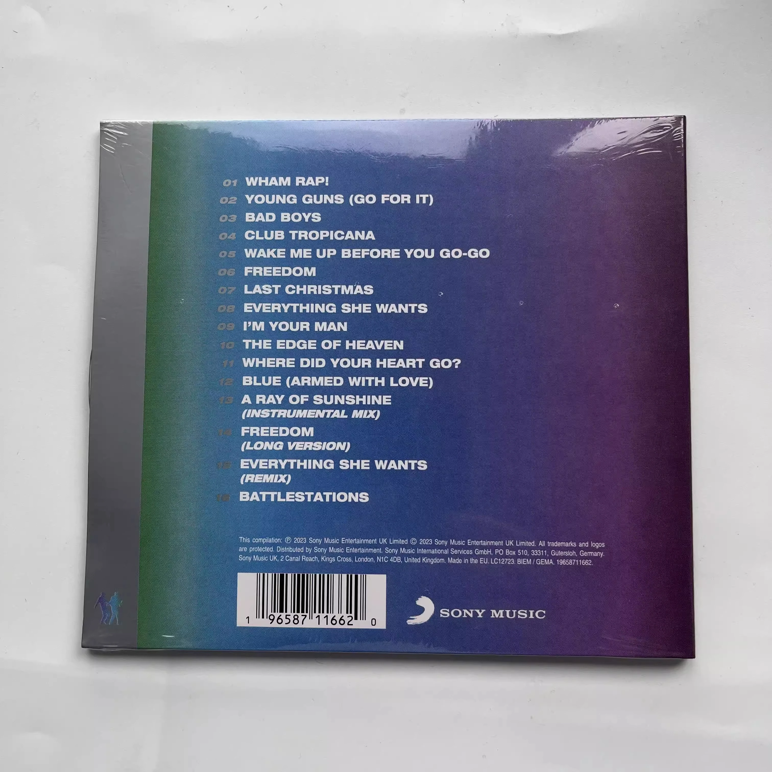 WHAM Джордж Майкл музыкальный CD одиночные Эхо с края неба Альбом Музыкальная запись Косплей плеер автомобиль звуковые треки коробка (art.: 3920c8595ccec) - 3920c8595ccec