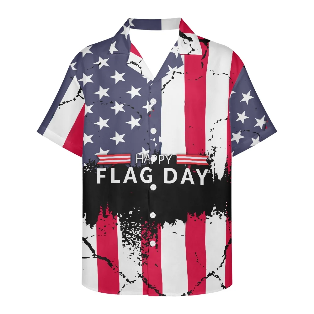 Men Turn Down Collar Short Sleeve 2022 The New Button Slim Fashion Men's Tops