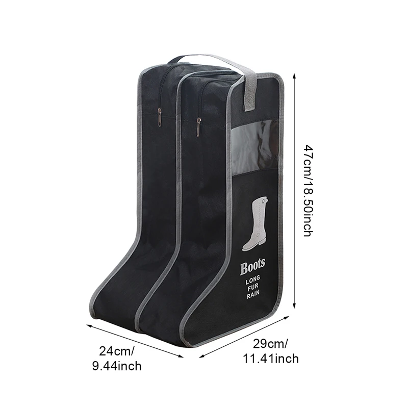 

Портативная обувь, сумки для хранения, чехол-органайзер, длинные резиновые сапоги для верховой езды, пылезащитный дорожный чехол на молнии, аксессуары, предмет