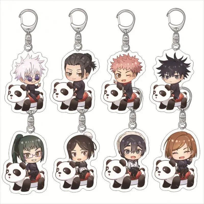 Satoru Gojo Itadori Yuji Kugisaki Nobara Аниме Фигурка Брелок Мода Лидер продаж Акриловый брелок