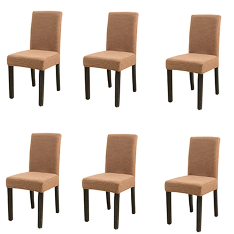 Cover Stretch Jacquard Parson Chair Slipcover Removable Chair Protector