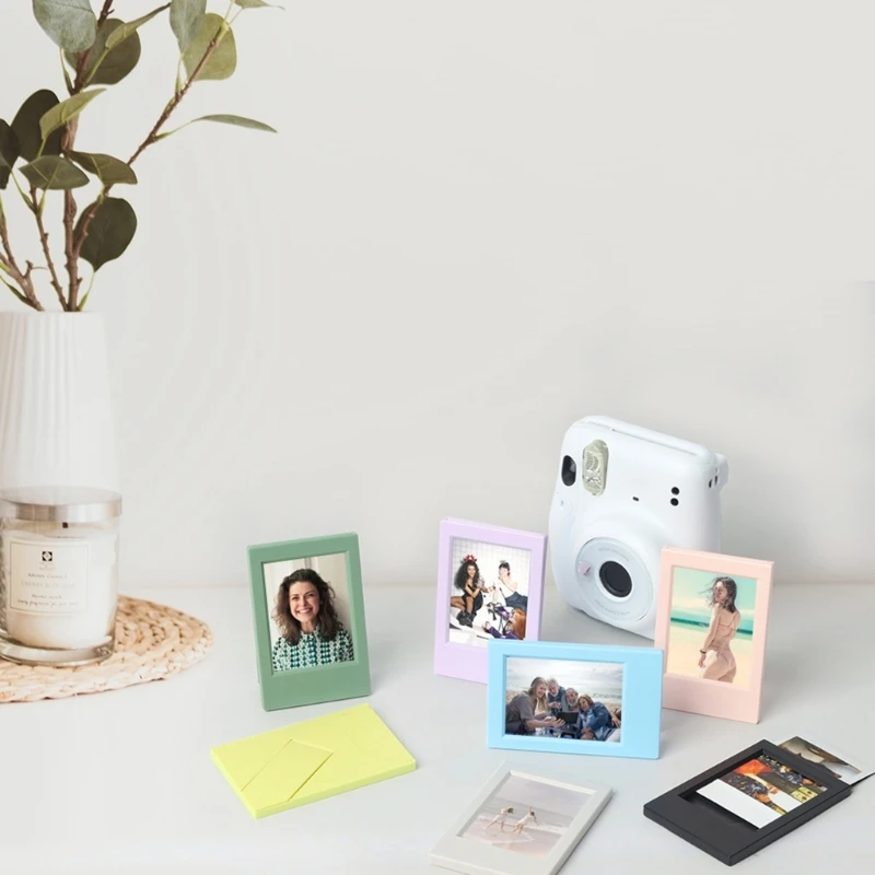 

Mini classic vertical photo frame 3 inch color creative photo frame 6.1x0.7x9.2cm