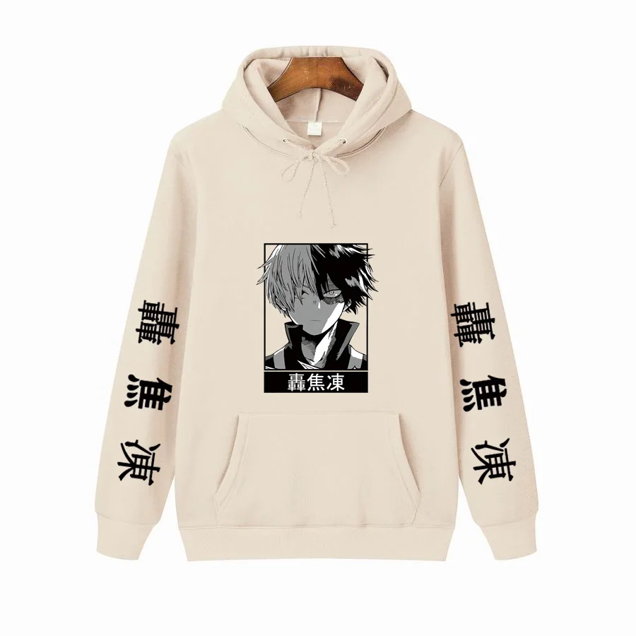 

My Hero Academia Japan Anime Shoto Todoroki 2021 New Fashion Sweatshirt Men Print Pullover Winter Sportswear Hoodie Sweatshirt