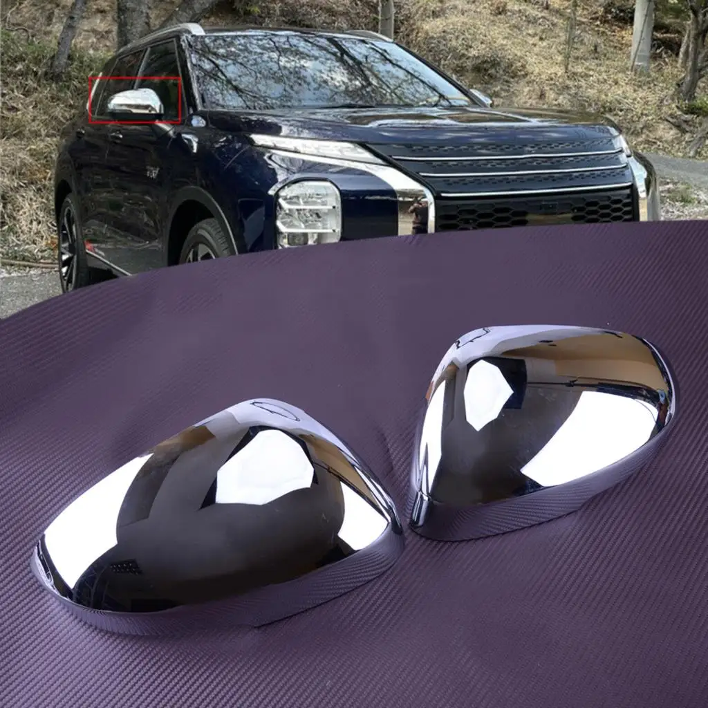 

1 пара, накладки на зеркала заднего вида для левой и правой стороны автомобиля Mitsubishi Outlander 2022