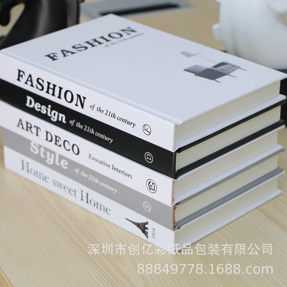 

New Decoration Book Props Book Page Flipping Ornament Book Bookcase Ornaments Fake Book Power Magazine Cover