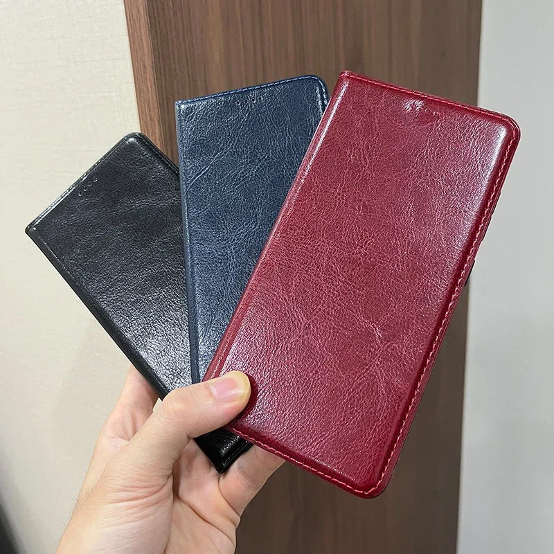 Магнитный чехол-книжка из натуральной кожи для Realmi Realme C55 C53 C35 Global C 53 55 RealmeC55 128/256