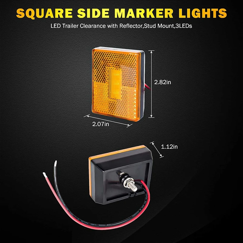 2 шт. задние ходовые огни для грузовиков