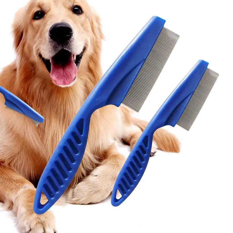 

Home Pet Animal Care Protect Flea Comb for Cat Dog Pet Stainless Steel Comfort Flea Hair Comb Pet Supplires Portable Easy To Use