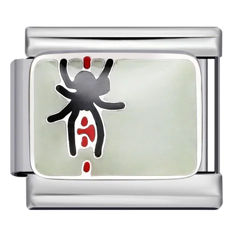 Бусины MoBuy  нержавеющая сталь крест-глаз 9 мм