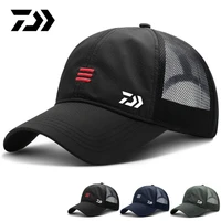 2022 new daiwa summer fishing cap quick drying sports cap light breathable sunscreen casual baseball cap outdoor fishing cap
