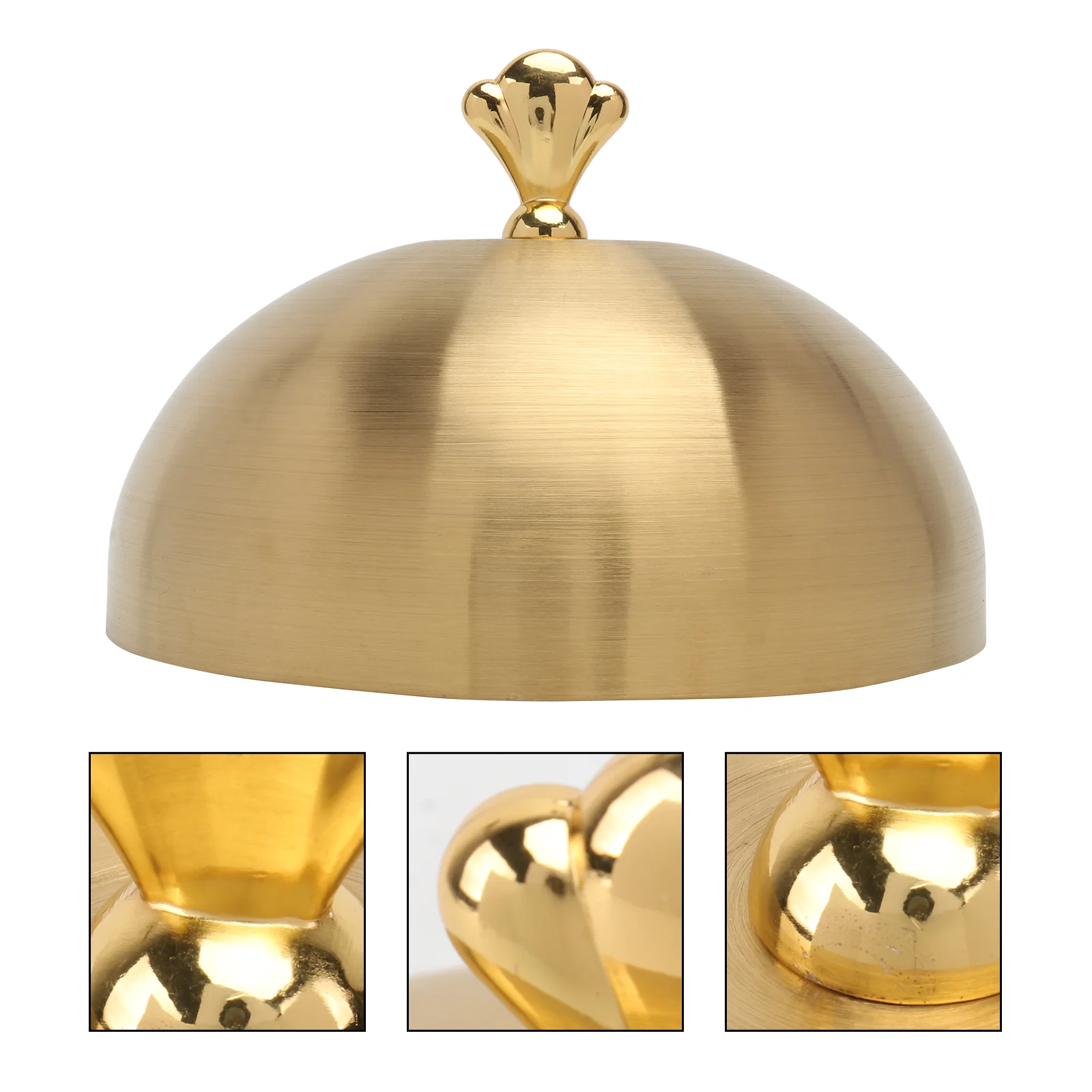 

Stainless Steel Cover Cheese Melting Dome Steaming Cover Basting Cover Heat Resistant Lid for Grilling Bacon Cheese Steak Golden
