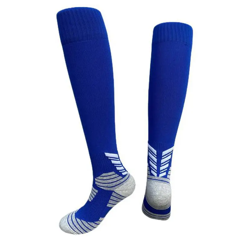 Football Socks Adult High Top Socks Student Training Thickened Towel Sole Sports Socks Over Knee Adult Basketball Socks