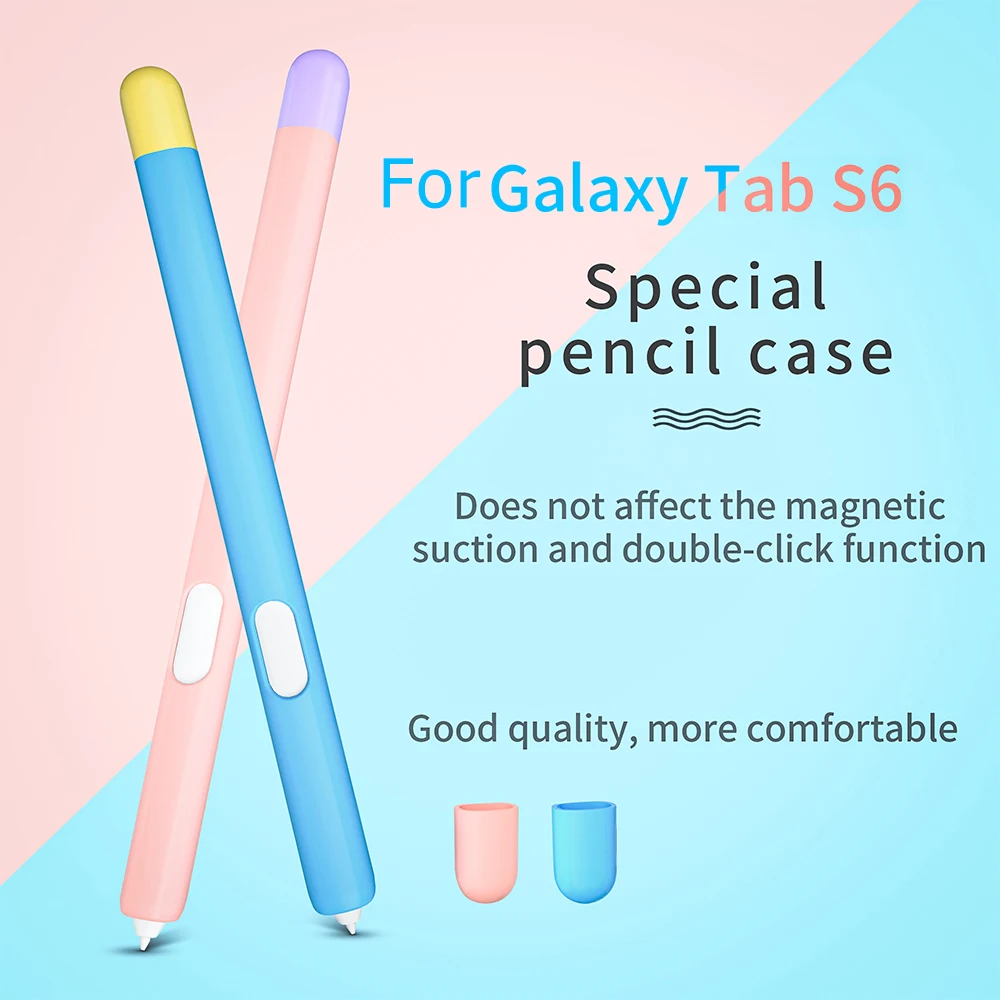 

Чехол для стилуса, силиконовый чехол для стилуса для Samsung Galaxy Tab S6, защитный чехол для стилуса, нескользящий Противоскользящий чехол для стил...