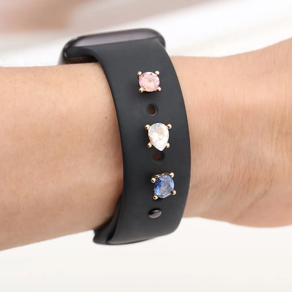 

1PC Watchband Decorative Charms For Apple Watch Band Silicone Bracelet Metal Leg Decorative Nails For Iwatch Sport Strap